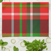 kerstpantserpatroon theedoek (Gevouwen)