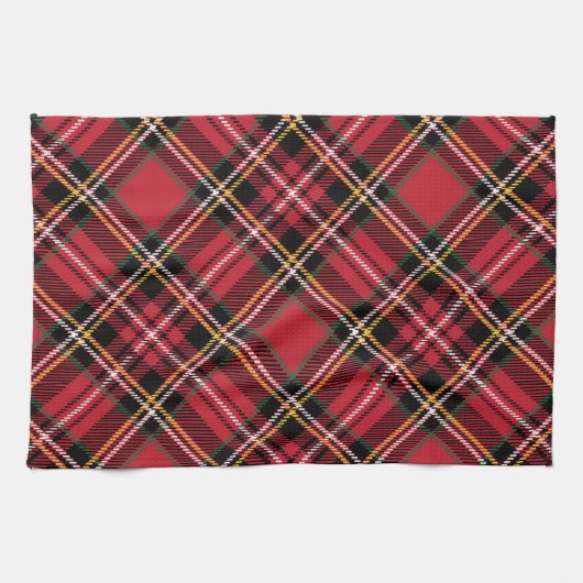 kerstpantserpatroon theedoek (Horizontaal)