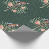 Kerstpap in een perenboom cadeaupapier (Hoek)