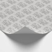 kerstpap in perenboom cadeaupapier (Hoek)