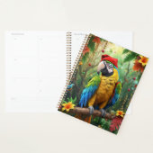 Kerstpapegaai als Sinterklaas-76349 Planner (Display)