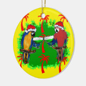 KERSTPAPEGAAIEN KERAMISCH ORNAMENT (Links)