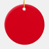 KERSTPAPEGAAIEN KERAMISCH ORNAMENT (Achterkant)