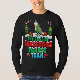 Kerstpapegaaienteam - Papegaai draagt kerstmuts X T-shirt
