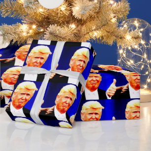 KERSTPAPER VAN DONALD TRUMP CADEAUPAPIER