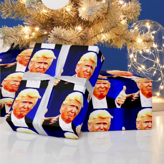 KERSTPAPER VAN DONALD TRUMP CADEAUPAPIER (Feestdagen)