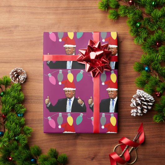 KERSTPAPER VAN DONALD TRUMP CADEAUPAPIER (Feestdagen Geschenken)