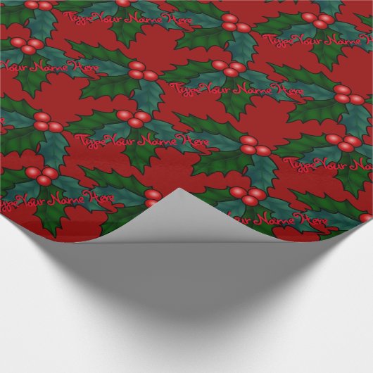 kerstpapier, aangepast kerstpapier cadeaupapier (Hoek)