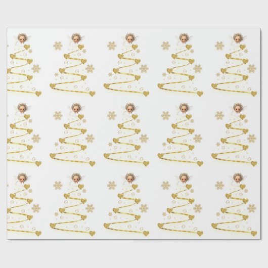 kerstpapier Angel Cadeaupapier (Vlak)