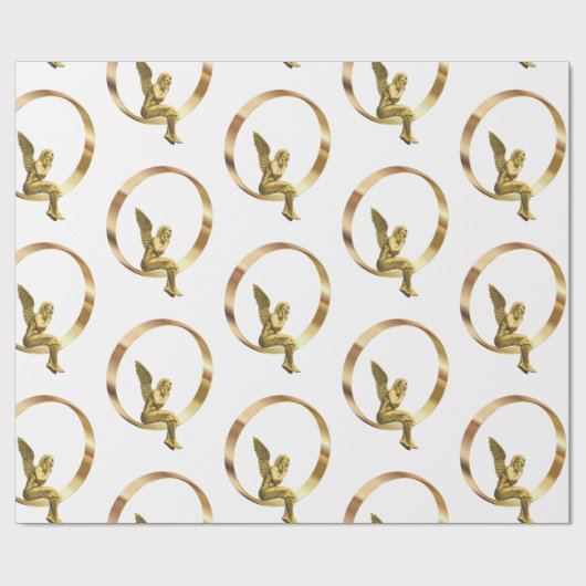 kerstpapier Angel Cadeaupapier (Vlak)