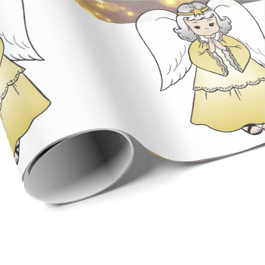 kerstpapier Angel Cadeaupapier (Rol Hoek)