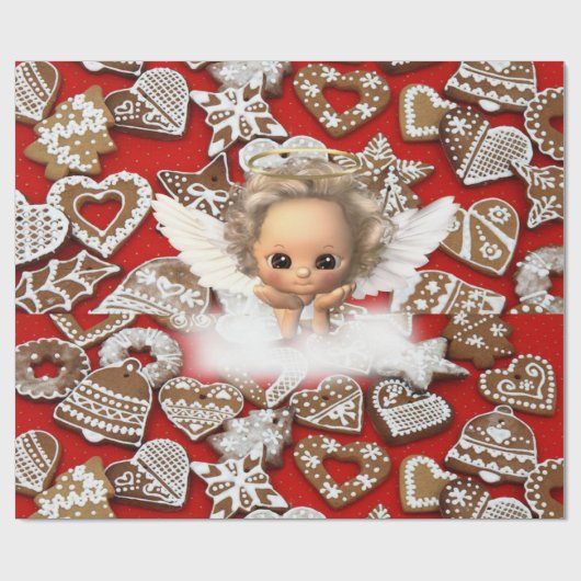 kerstpapier Angel Cadeaupapier (Vlak)