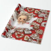 kerstpapier Angel Cadeaupapier (Uitgerold)