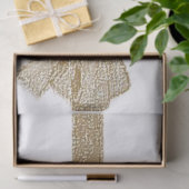 kerstpapier, Beige Bow Tissuepapier (Geschenk)
