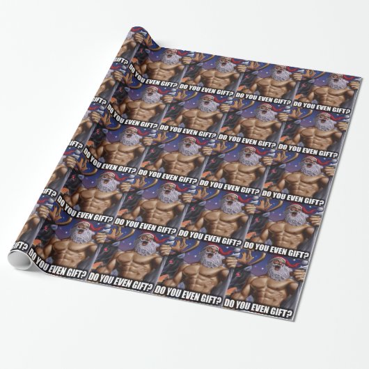 kerstpapier - Bodybuilding Motivation Cadeaupapier (Uitgerold)