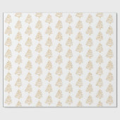 kerstpapier - Bomen Cadeaupapier (Vlak)