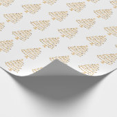 kerstpapier - Bomen Cadeaupapier (Hoek)