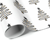 kerstpapier - Bomen Cadeaupapier (Rol Hoek)