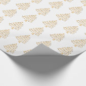 kerstpapier - Bomen Cadeaupapier (Hoek)