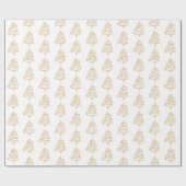kerstpapier - Bomen Cadeaupapier (Vlak)