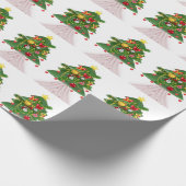 kerstpapier - Boom Cadeaupapier (Hoek)