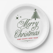 kerstpapier bord (Voorkant)