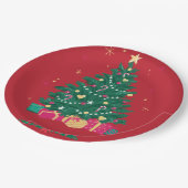 kerstpapier bord (Gekanteld)