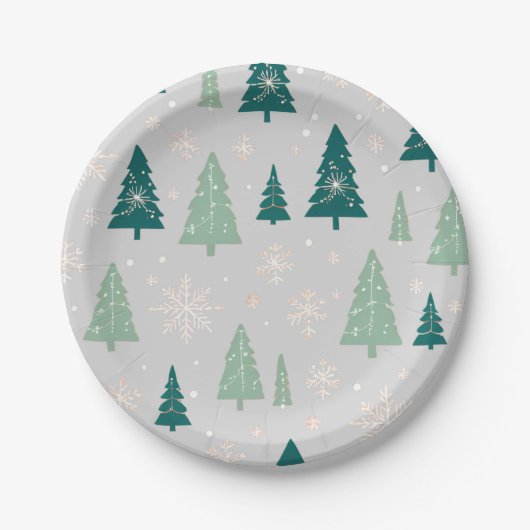 kerstpapier bord (Voorkant)