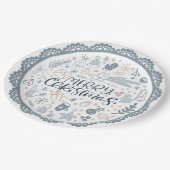 kerstpapier bord (Gekanteld)