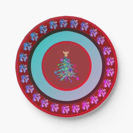 kerstpapier bord aangepast (Voorkant)