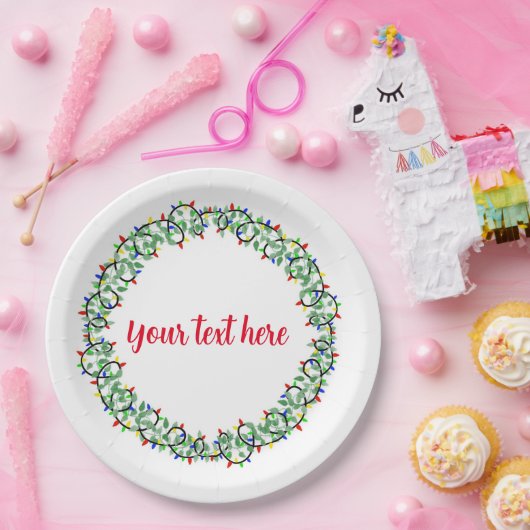 kerstpapier borden papieren bordje (Feest)