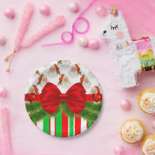 Kerstpapier, Borden, pretkerst Papieren Bordje (Feest)