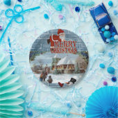 Kerstpapier, Borden, pretkerst Papieren Bordje (Feest)