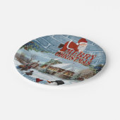 Kerstpapier, Borden, pretkerst Papieren Bordje (Gekanteld)