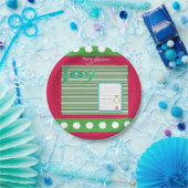 Kerstpapier, Borden, pretkerst Papieren Bordje (Feest)