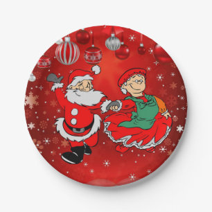 Kerstpapier, Borden voor kerstmis, kerstmis Papieren Bordje