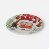 Kerstpapier, Borden voor kerstmis, kerstmis Papieren Bordje (Gekanteld)