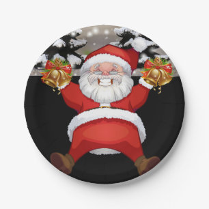 Kerstpapier, Borden voor kerstmis, kerstmis Papieren Bordje