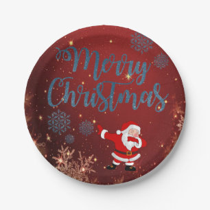 Kerstpapier, Borden voor kerstmis, kerstmis Papieren Bordje