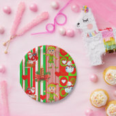 Kerstpapier, Borden voor kerstmis, kerstmis Papieren Bordje (Feest)