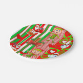 Kerstpapier, Borden voor kerstmis, kerstmis Papieren Bordje (Gekanteld)