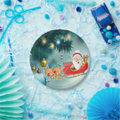 Kerstpapier, Borden voor kerstmis, kerstmis Papieren Bordje (Feest)