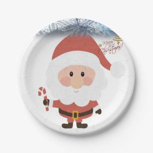 Kerstpapier, Borden voor kerstmis, kerstmis Papieren Bordje