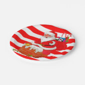 Kerstpapier, Borden voor kerstmis, kerstmis Papieren Bordje (Gekanteld)