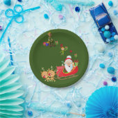 Kerstpapier, Borden voor kerstmis, kerstmis Papieren Bordje (Feest)