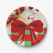 Kerstpapier, Borden voor kerstmis, kerstmis Papieren Bordje