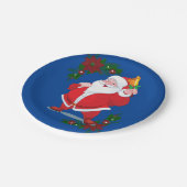 Kerstpapier, Borden voor kerstmis, kerstmis Papieren Bordje (Gekanteld)