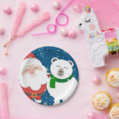 Kerstpapier, Borden voor kerstmis, kerstmis Papieren Bordje (Feest)