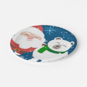 Kerstpapier, Borden voor kerstmis, kerstmis Papieren Bordje (Gekanteld)