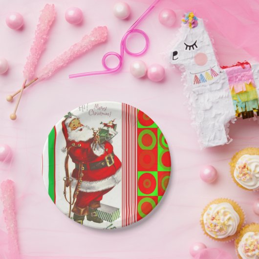 Kerstpapier, Borden voor kerstmis, kerstmis Papieren Bordje (Feest)